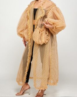 POLKA DOT TULLE DUSTER