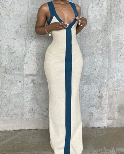 LINE OF BLUE MAXI DRESS - Image 5
