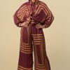 PLEATS & STRIPES 2PC SET