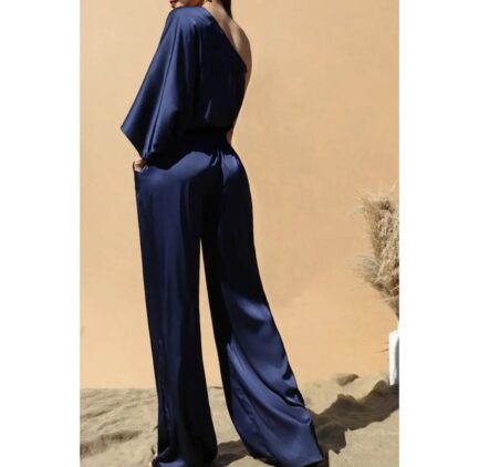 NAVY SATIN SET - Image 4