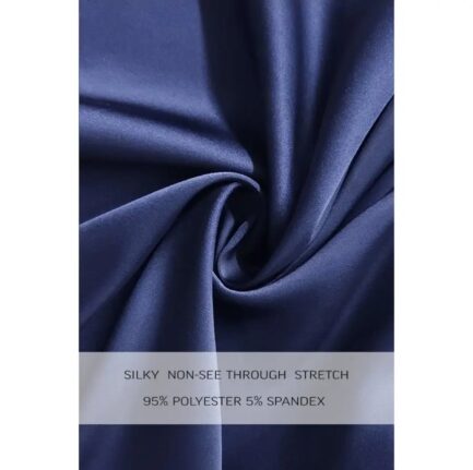 NAVY SATIN SET - Image 5