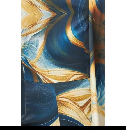 SATIN PRINT HALTER NECK JUMPSUIT - Image 6